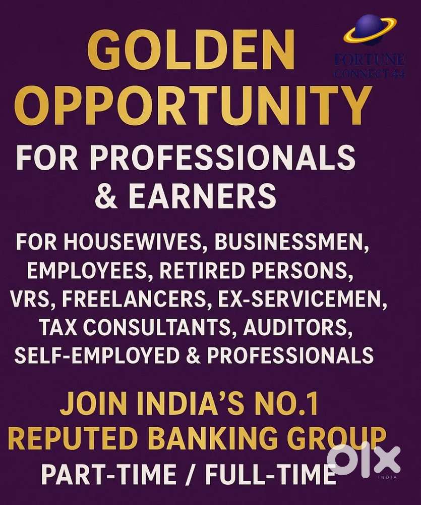 PART-TIME/FULL-TIME JOB–Agency Partner–Earn from Banking Field–30+