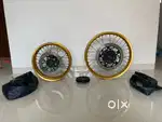 Brand new spoke wheels of Himalayan 450