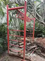 Kids slide and tarzan swing