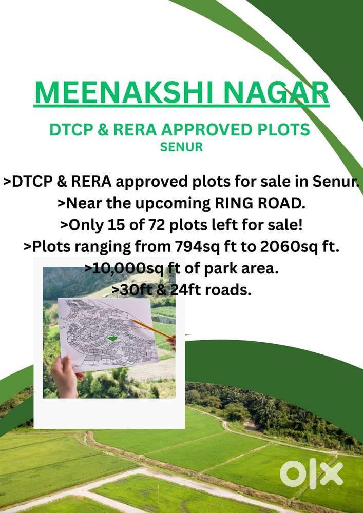 DTCP & RERA APPROVED PLOTS IN SENUR (NEAR UPCOMING RING ROAD)