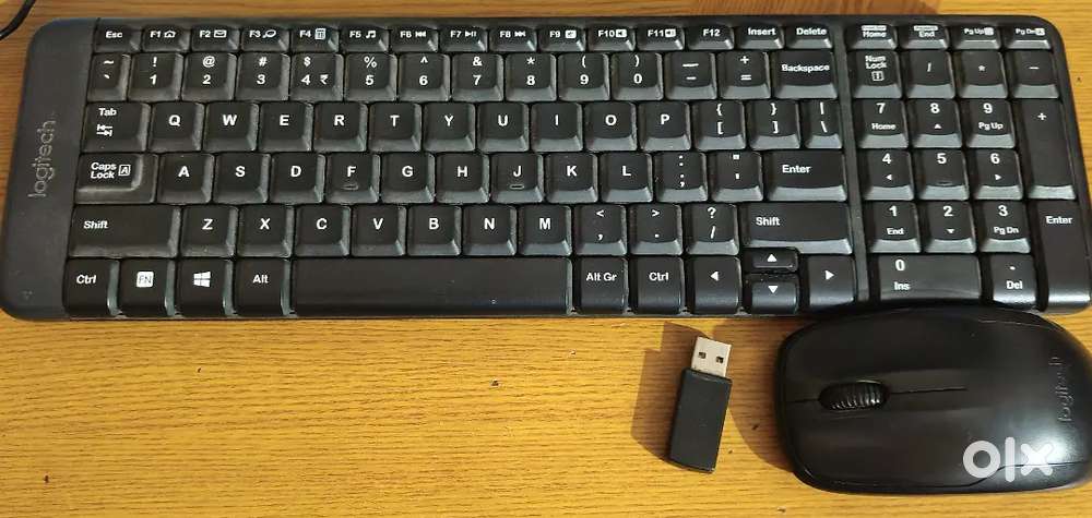 Logitech mouse and keyboardM150 with 2double AA cells and 2 mini cell