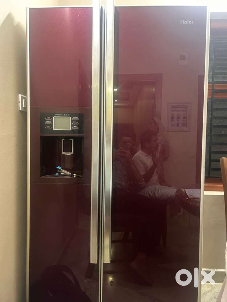 Fully functioning neat condition two door Haier refrigerator for sale