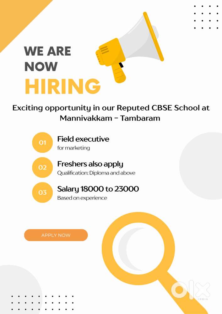 Field cum promotional executive