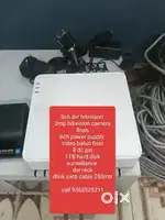 Cctv 8ch dvr 8 camera 1tb hard disk,250 dlink meter wire