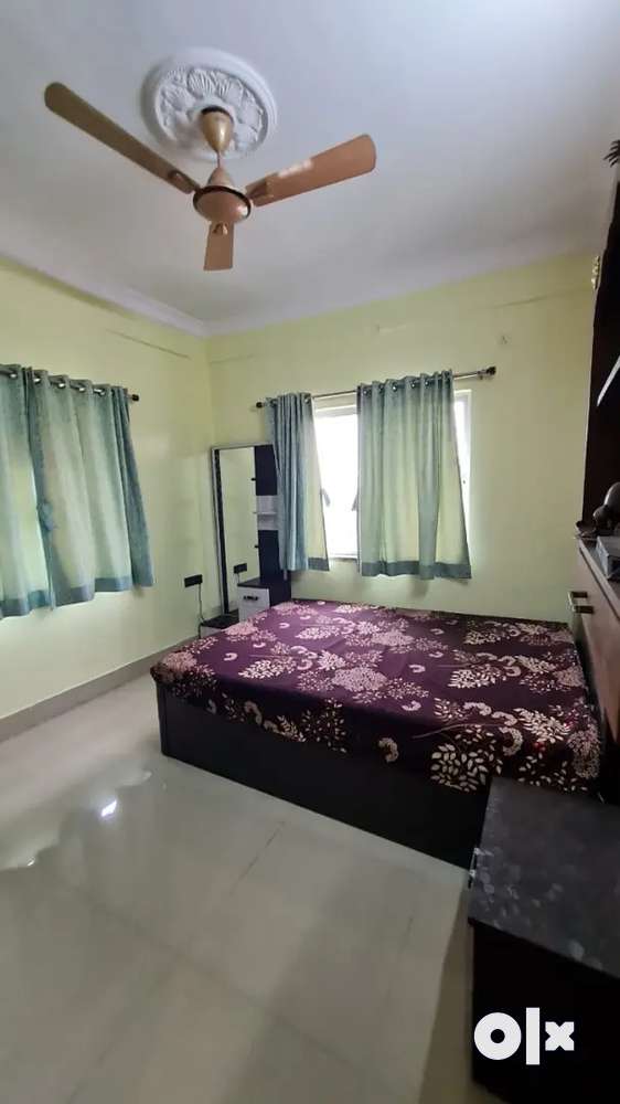 1 BHK FURNISHED FLAT FOR RENT AT HARMU HOUSING COLONY.