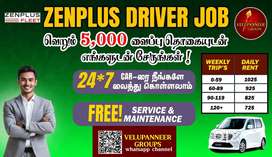 Uber Driver Job - Zenplus Fleet Driver Job - Rapido Ola Driver Job