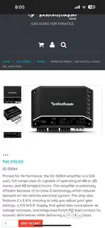 Car  audio amplifier