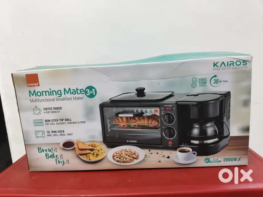 3 in 1 oven grill coffee maker multifunctional breakfast maker