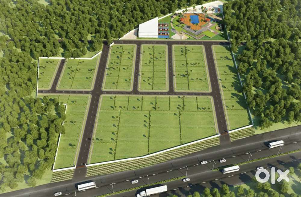 Registration free plot for sale on road property