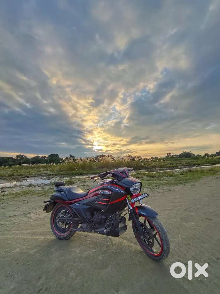 A bike is good condition