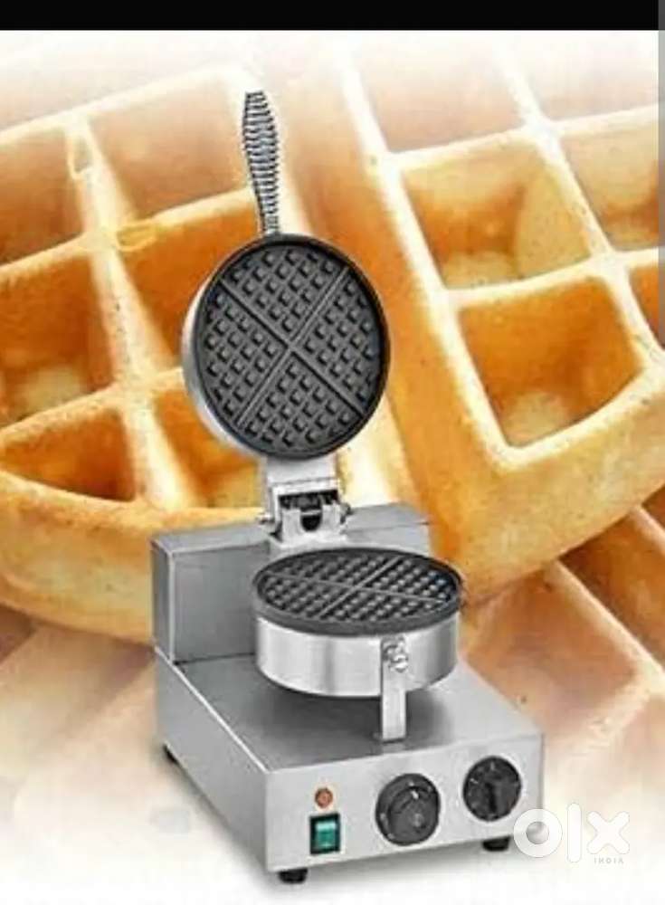 Waffles master milk shake