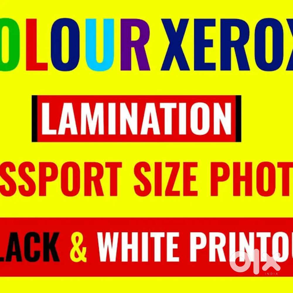Xerox printout mobile service shop