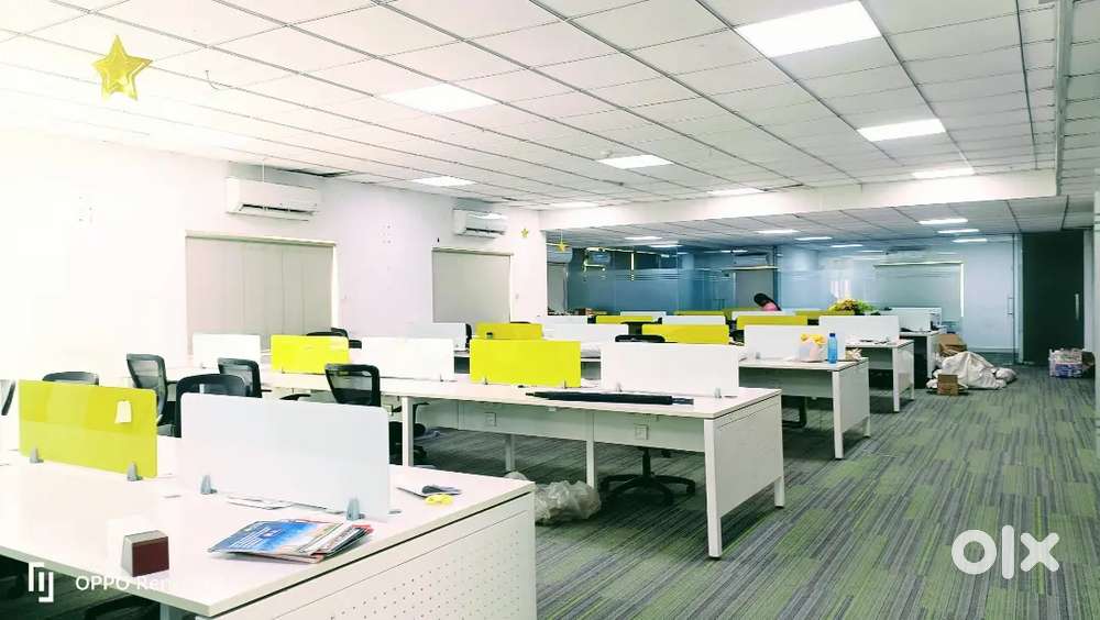 50 Workstations 5 Cabins 1 Conference plug and play office for Rent