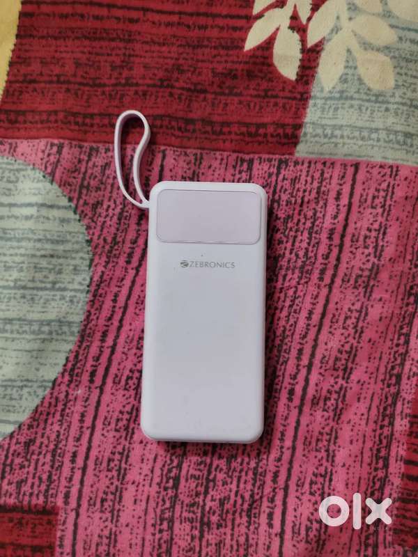 Zebronics 10000 mAh 12 W Slim Power Bank

Colour: Lavendar