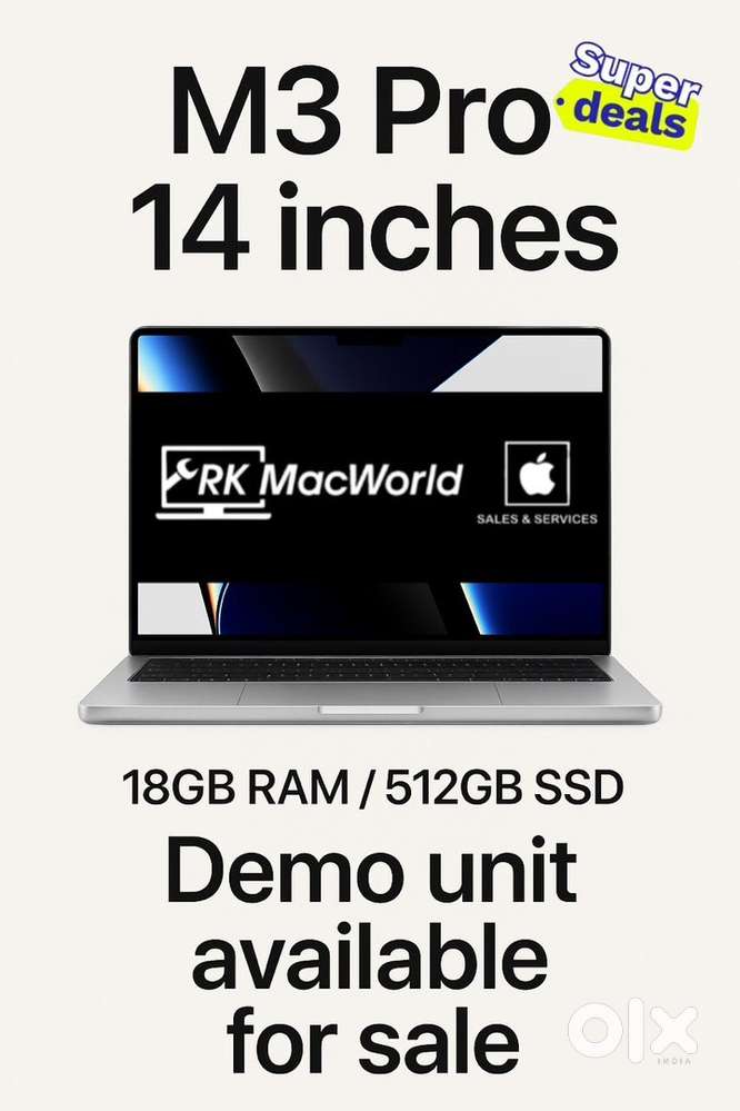MacBook M3 Pro - 18GB 512 SSD - Apple warranty