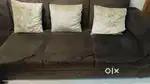 Brown sofa