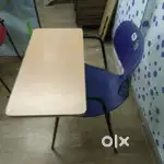 Single Metal Desk Bench Chair for Classes.Call me directly