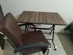 Study Table and padded chair