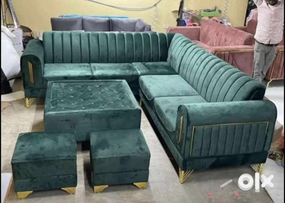 Brand new model L shape sofa set in starf premium Furniture