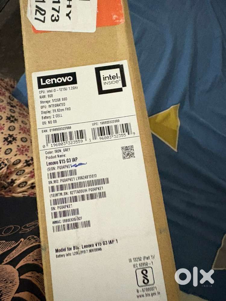 Laptop (LENOVO V15 G3 IAP)