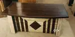 New computer tables and wooden cabinets