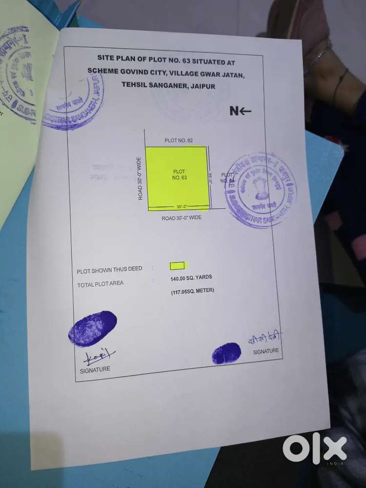 Govind city land 140 gaj