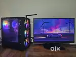 Gaming PC With Monitor Keyboard Mouse