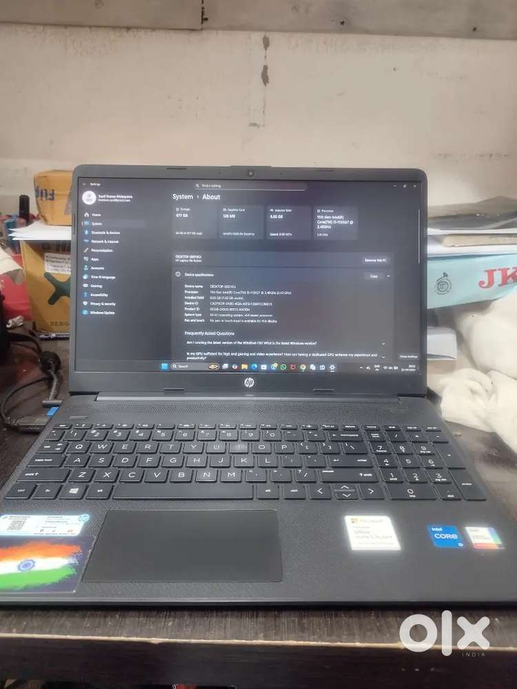 i5 Hp Laptop 8/512 SSD