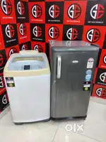 Samsung diamonddrum W/M & Whirlpool 190ltr Ref combo AVABL wt warranty