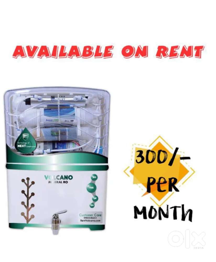 Water purifier on Rent