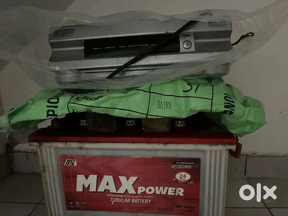 Inverter with battery