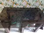 6 Seater Thik glass dining table