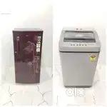 Best combo LG 5star maroon flower and Panasonic 7kg top load with bill