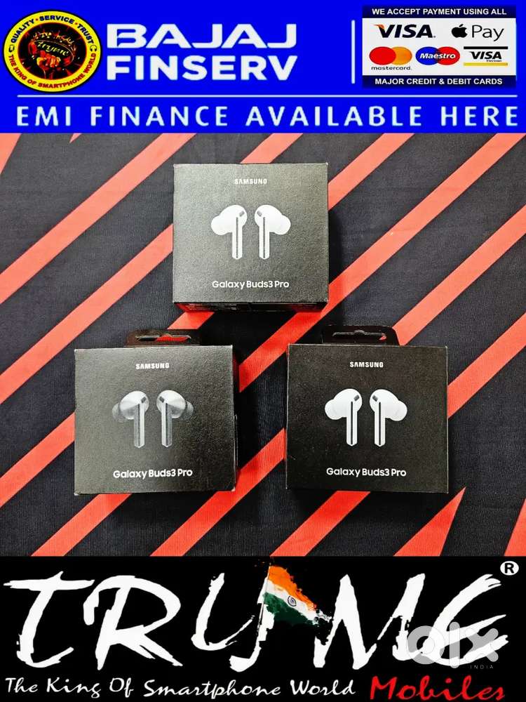 TRYME SAMSUNG BUDS 3 PRO SEALED PACK 1Year Indian Warrenty