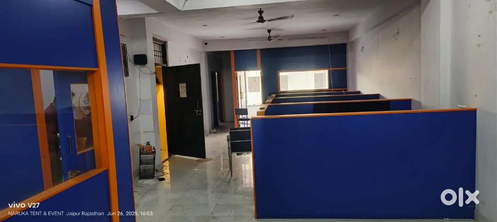1200 SQ.FT SEMI FURNISHED OFFICE FOR RENT AT VIDHADHAR NAGAR JAIPUR