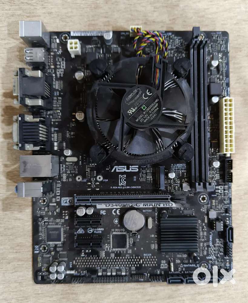 Motherboard, CPU, RAM, PSU