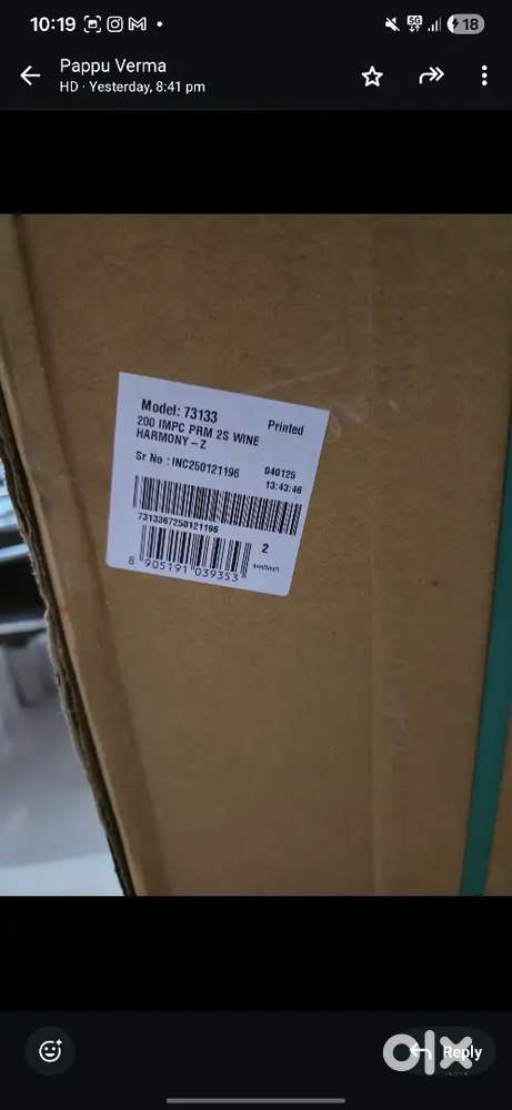 Brand new Whirlpool fridge