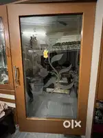 Glass door and glass window