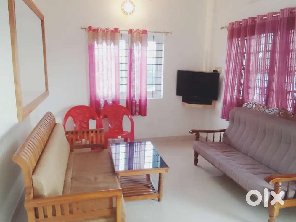 3BHK Ac FULLY FURNISHED Flat Mission Quarters Thrissur