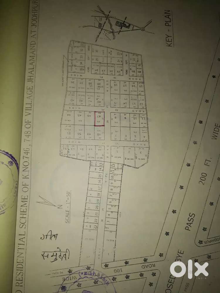Best Corner Plot North and West facing, near main gudha road
