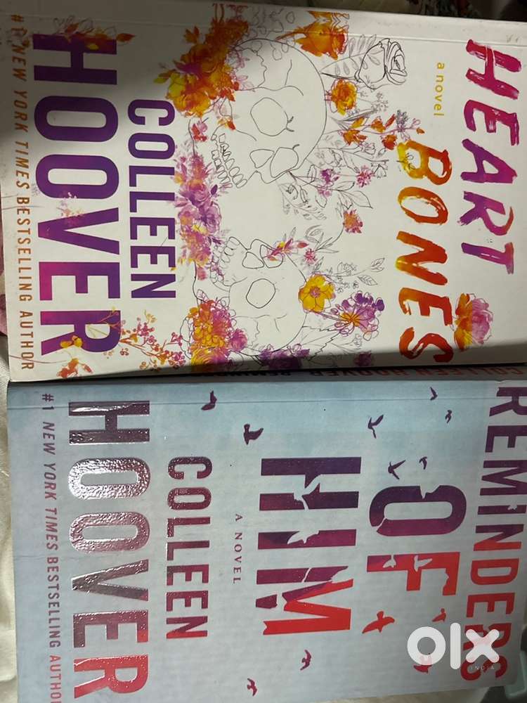 Colleen hoover books ( Reminders of him , heartbones)