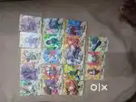 Naruto cards rare , common and more cards & more characters rare cards