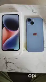 iPhone 14 with box and cable