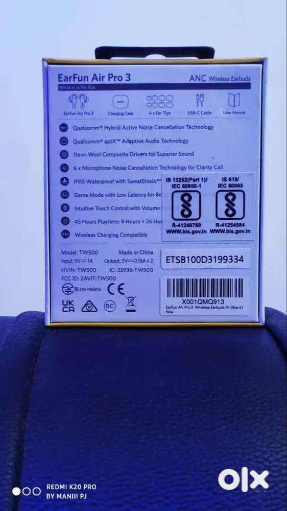 NEW SEALED BOX : PREMIUM BRAND EARFUN AIR 3 PRO FOR EXCHANGE