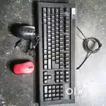 Tvs keyboard, Logitech mouse