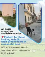 Residential plot for sale - peaceful location on 26 ft wide road