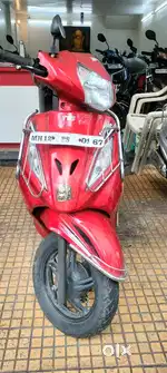 A TVS Wego 110 bike is good condition