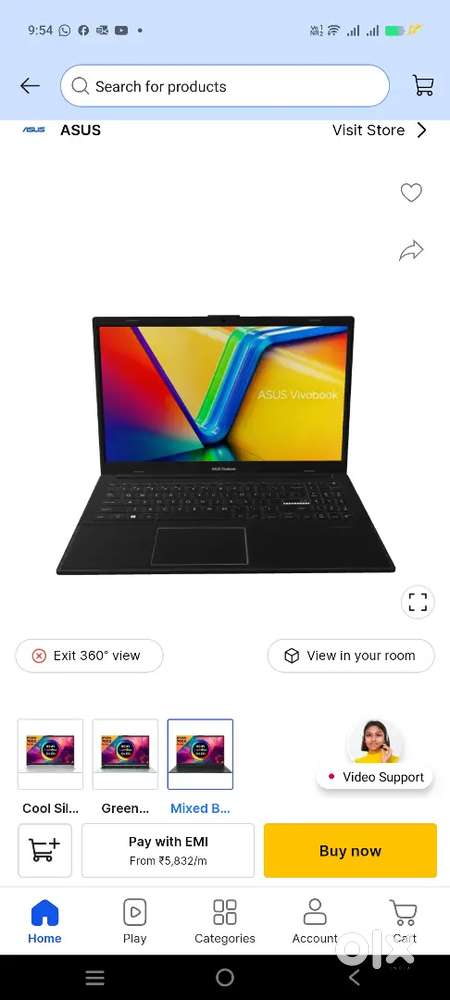 Asus Laptop with warranty