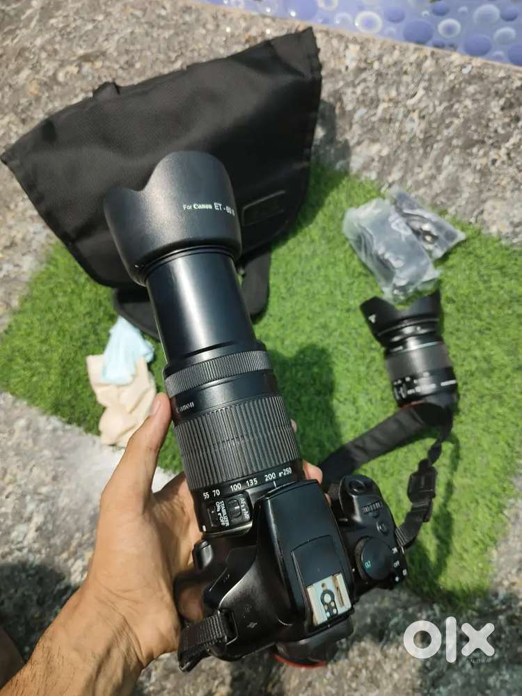 Canon EOS 1500D Double lens Dslr camera good condition