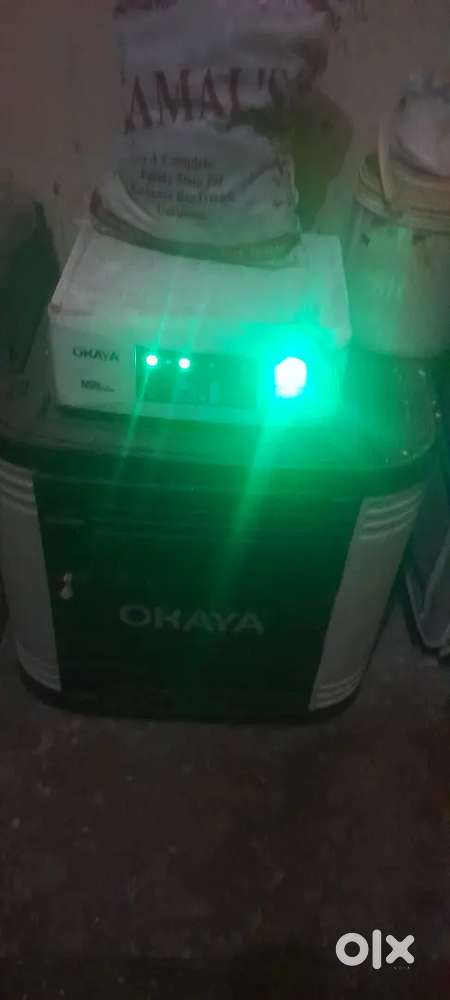 Inverter with battery
